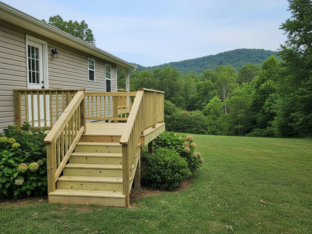 Deck Installation completed by Midway Deck Solutions in Millington, TN