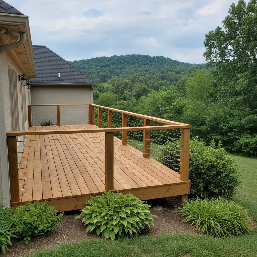 Deck Staining & Sealing completed by Midway Deck Solutions in Memphis, TN